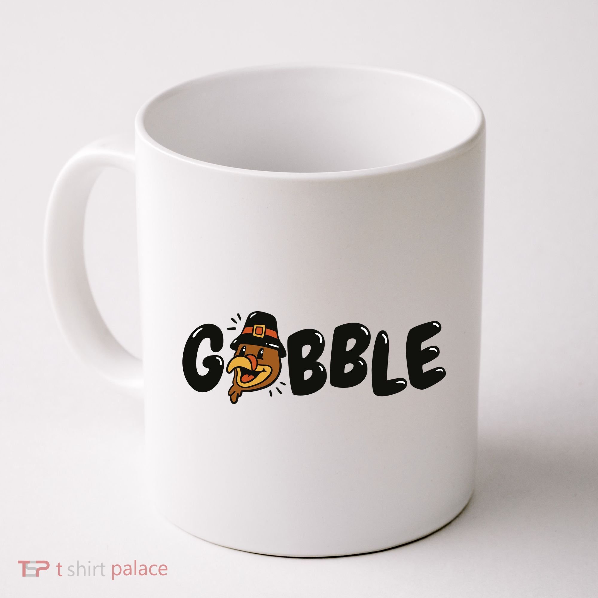 Gobble Turkey Thanksgiving Holiday Cute Coffee Mug