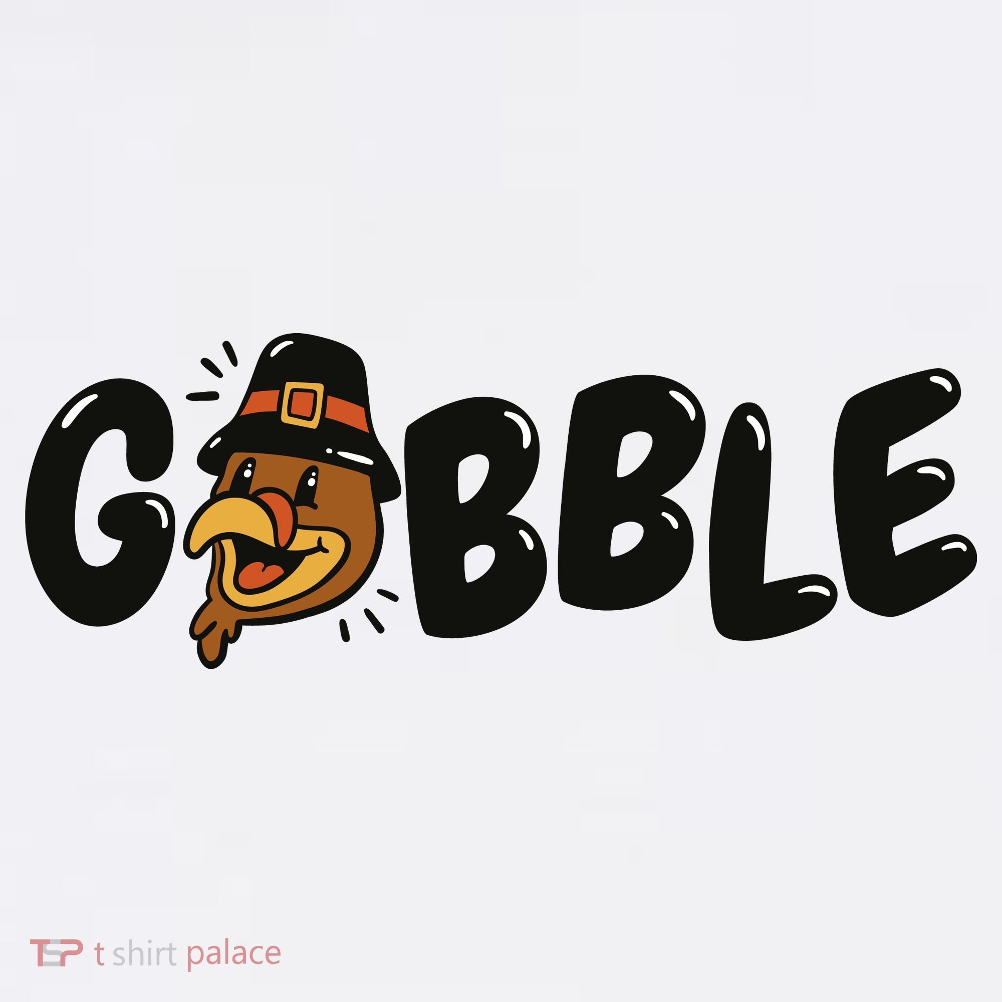 Gobble Turkey Thanksgiving Holiday Cute Polo