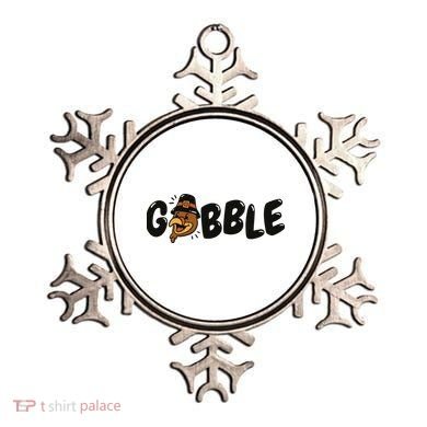 Gobble Turkey Thanksgiving Holiday Cute Ornament