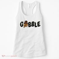 Gobble Turkey Thanksgiving Holiday Cute Women's Tank Top thumb 0