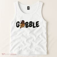 Gobble Turkey Thanksgiving Holiday Cute Tank Top thumb 2