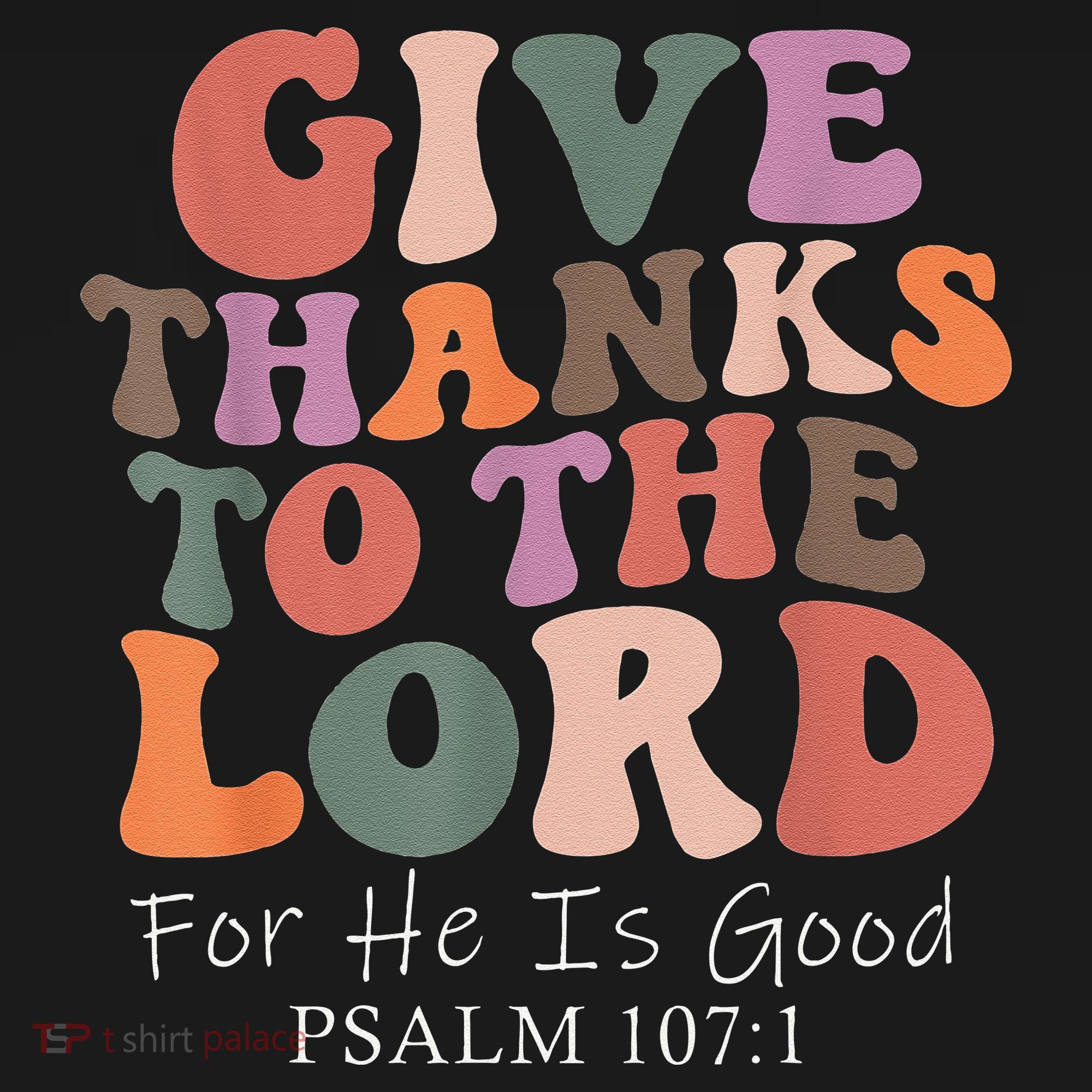 Give Thanks To The Lord For He Is Good Christian Apron