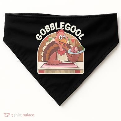 Gobblegool Turkey Thanksgiving USA-Made Doggie Bandana