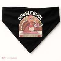 Gobblegool Turkey Thanksgiving USA-Made Doggie Bandana thumb 0