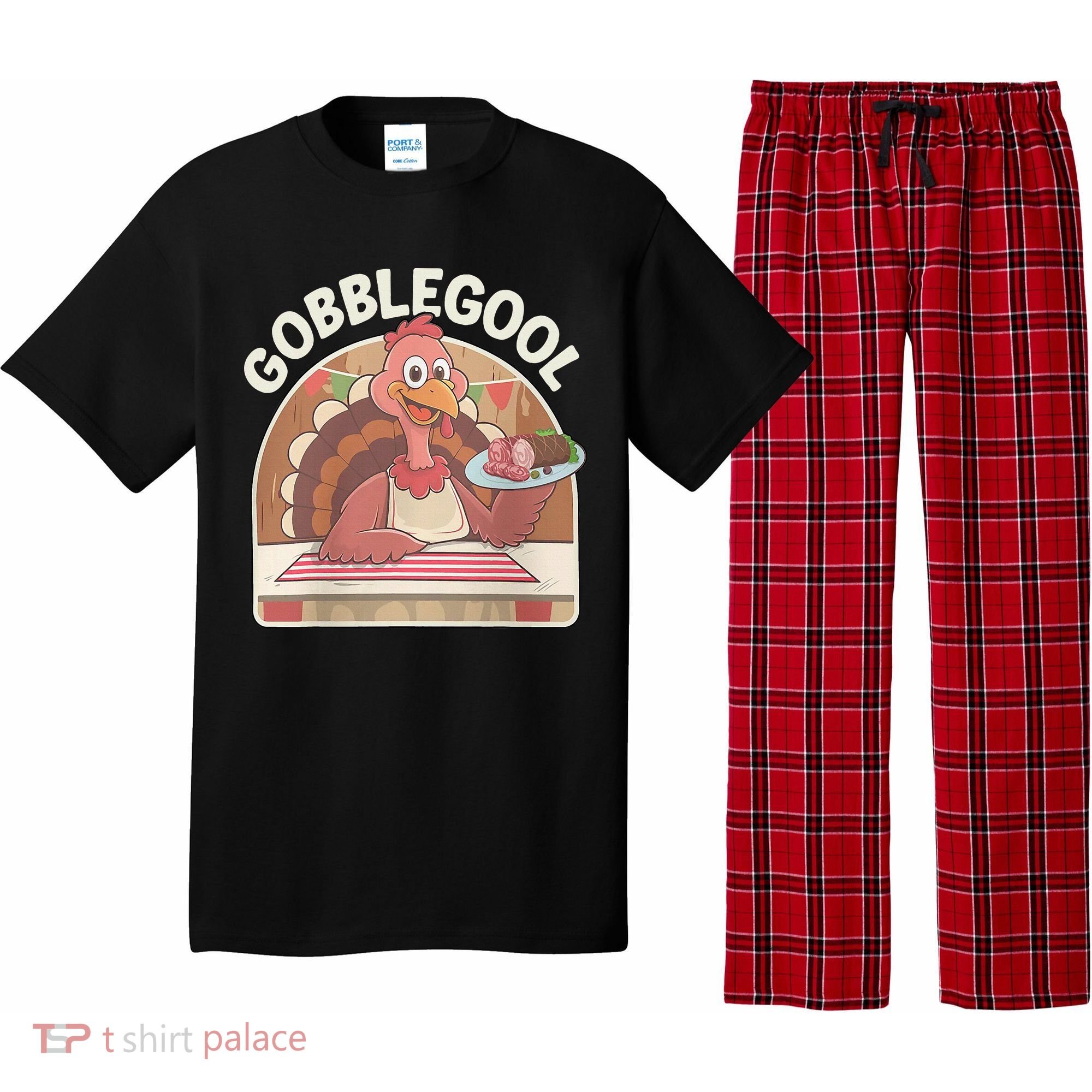 Gobblegool Turkey Thanksgiving Pajama Set