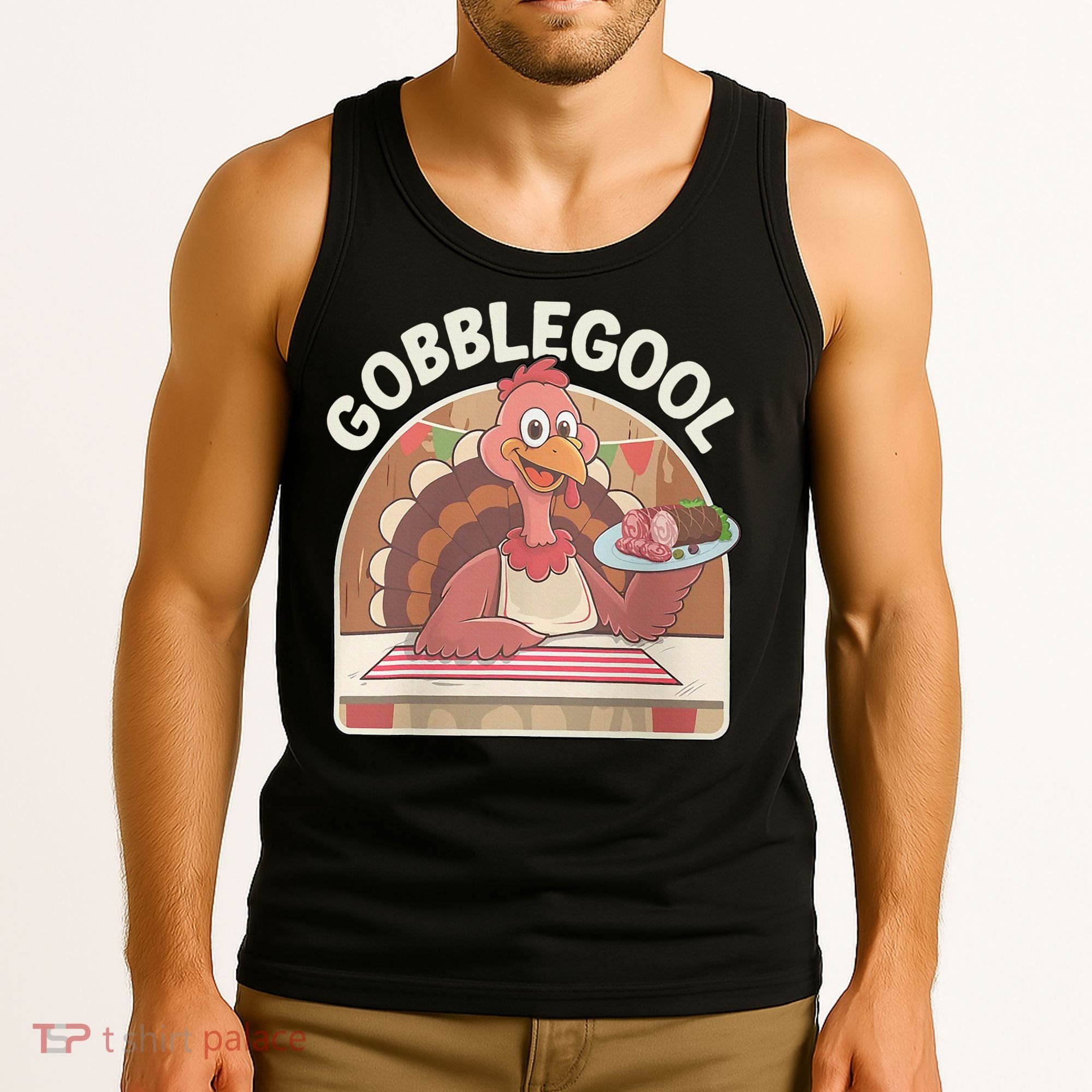 Gobblegool Turkey Thanksgiving Tank Top