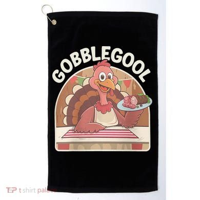 Gobblegool Turkey Thanksgiving Golf Towel