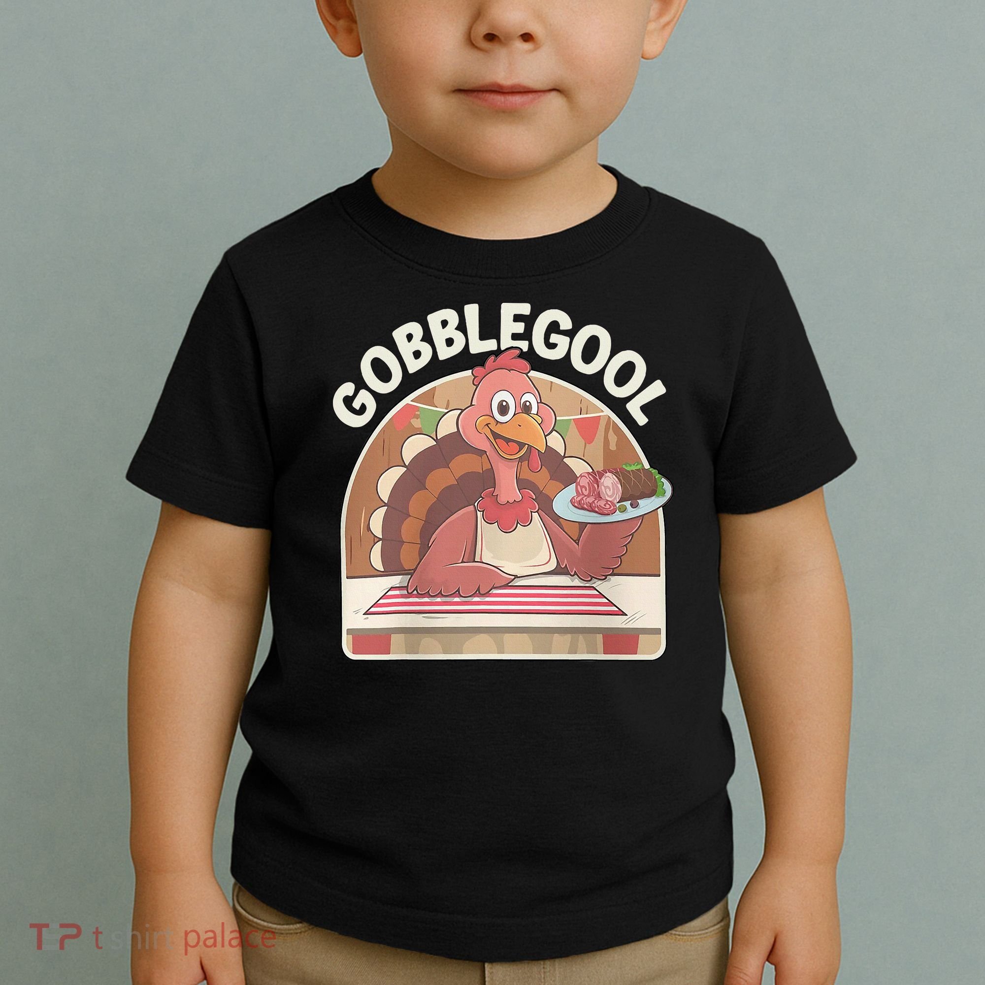 Gobblegool Turkey Thanksgiving Toddler T-Shirt