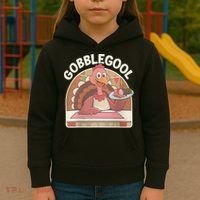 Gobblegool Turkey Thanksgiving Kids Hoodie thumb 3