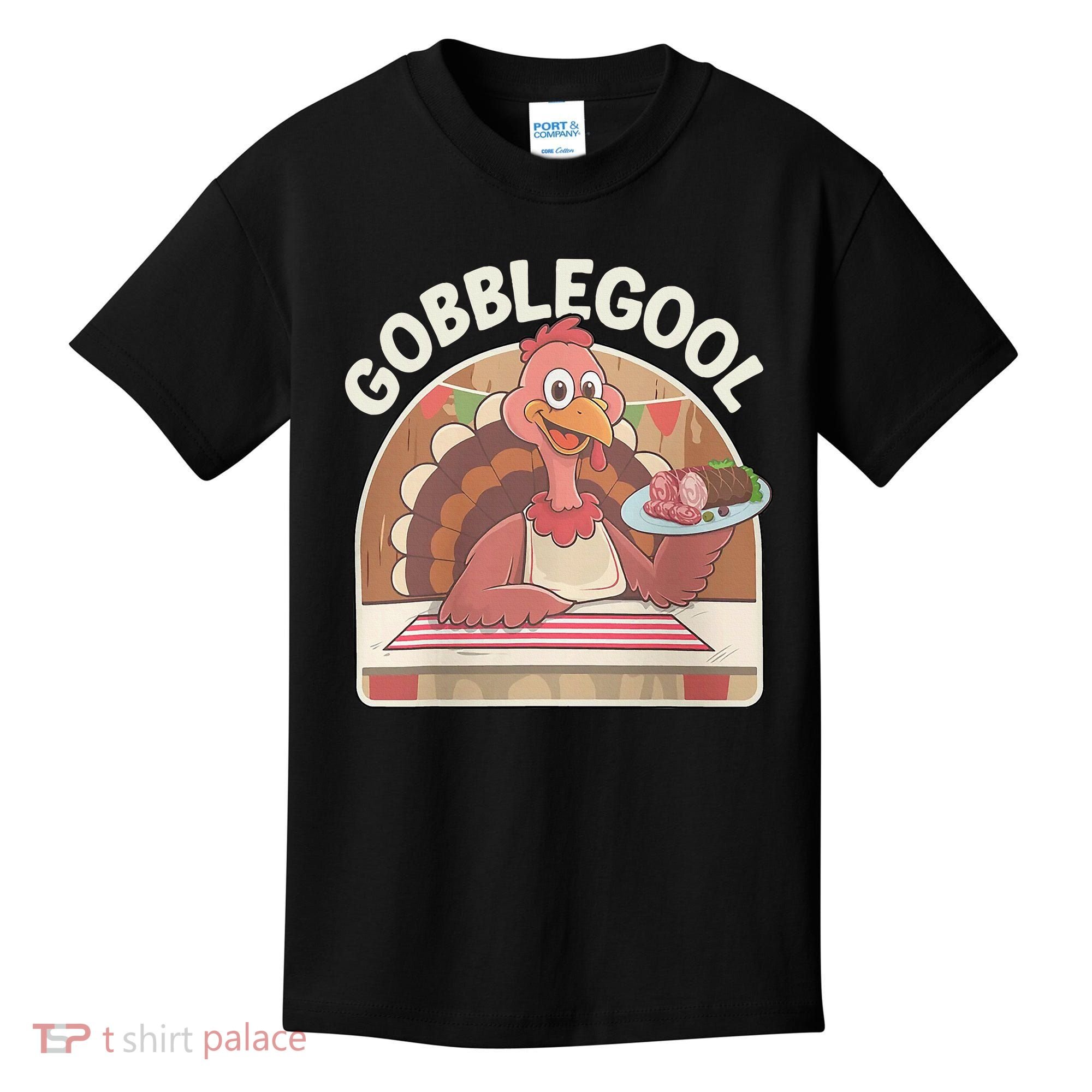 Gobblegool Turkey Thanksgiving Kids T-Shirt
