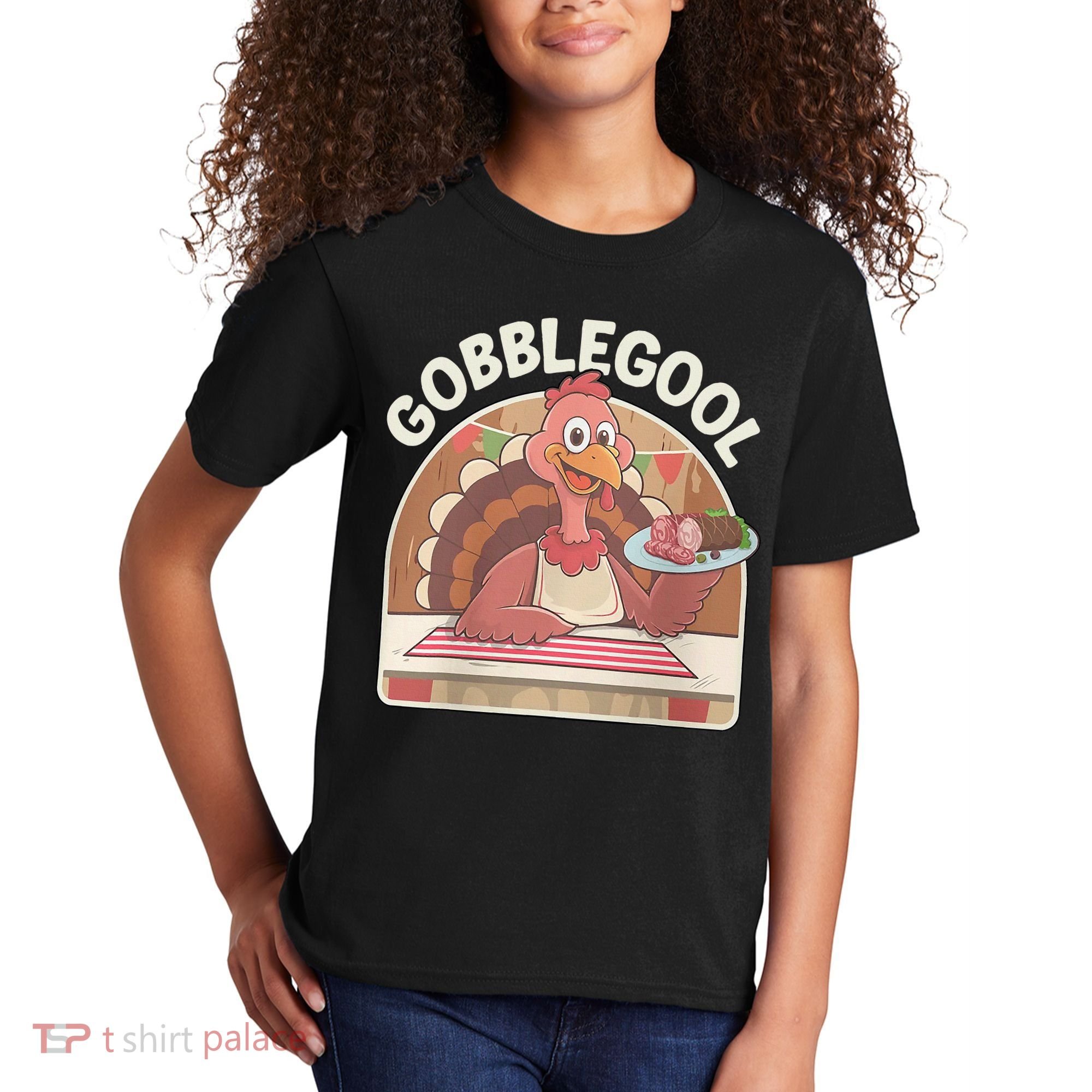 Gobblegool Turkey Thanksgiving Kids T-Shirt