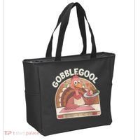 Gobblegool Turkey Thanksgiving Tote Bag thumb 2