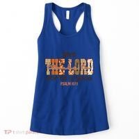 Give Thanks To The Lord Thanksgiving Leopart Vibes Autum Gift Women's Tank Top thumb 0