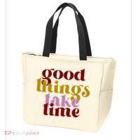 Good Things Take Time Positive Tote Bag thumb 3
