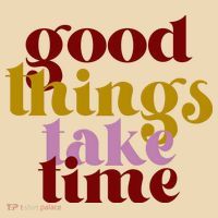 Good Things Take Time Positive Tote Bag thumb 4