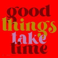 Good Things Take Time Positive Santa Hat thumb 1