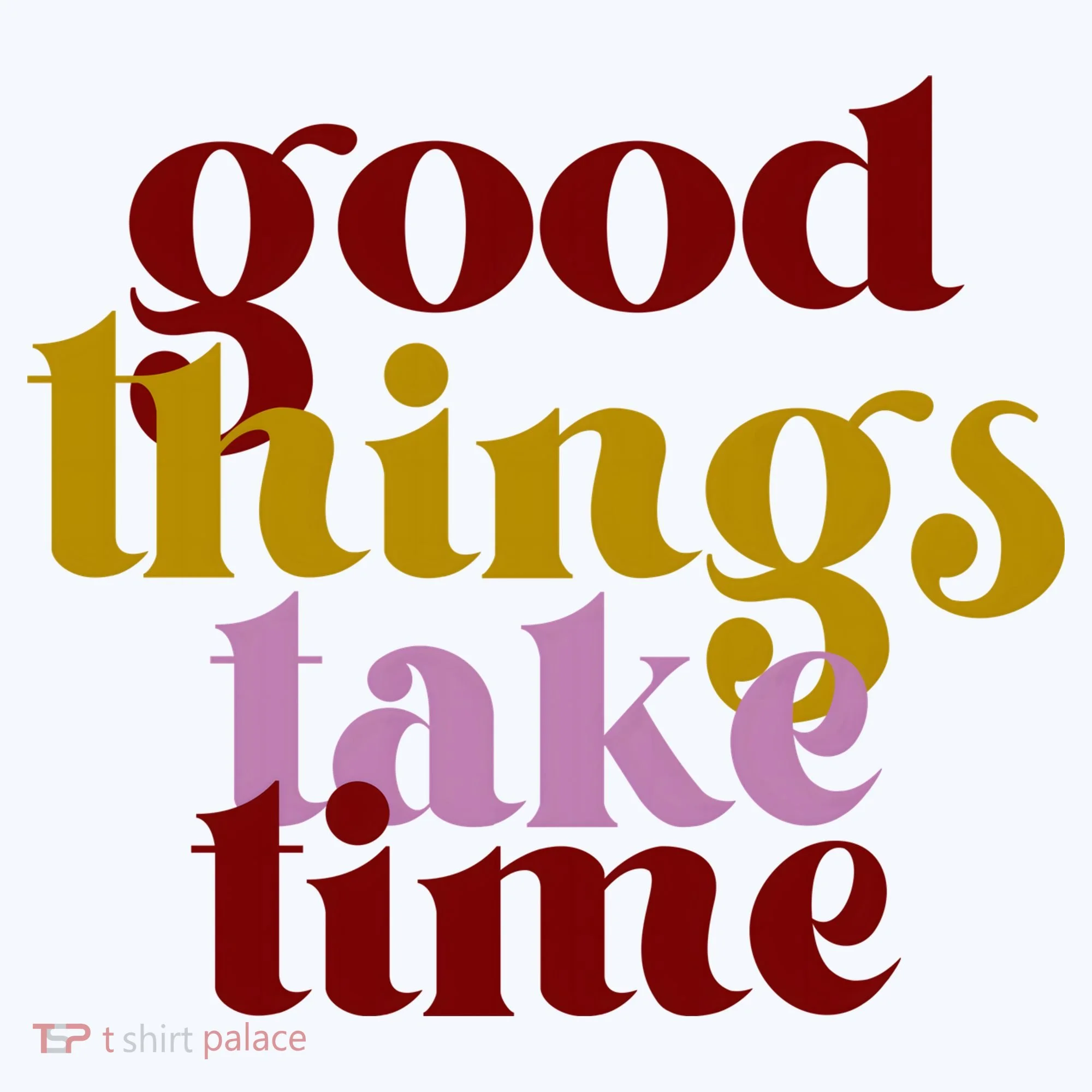 Good Things Take Time Positive Doggie Tank