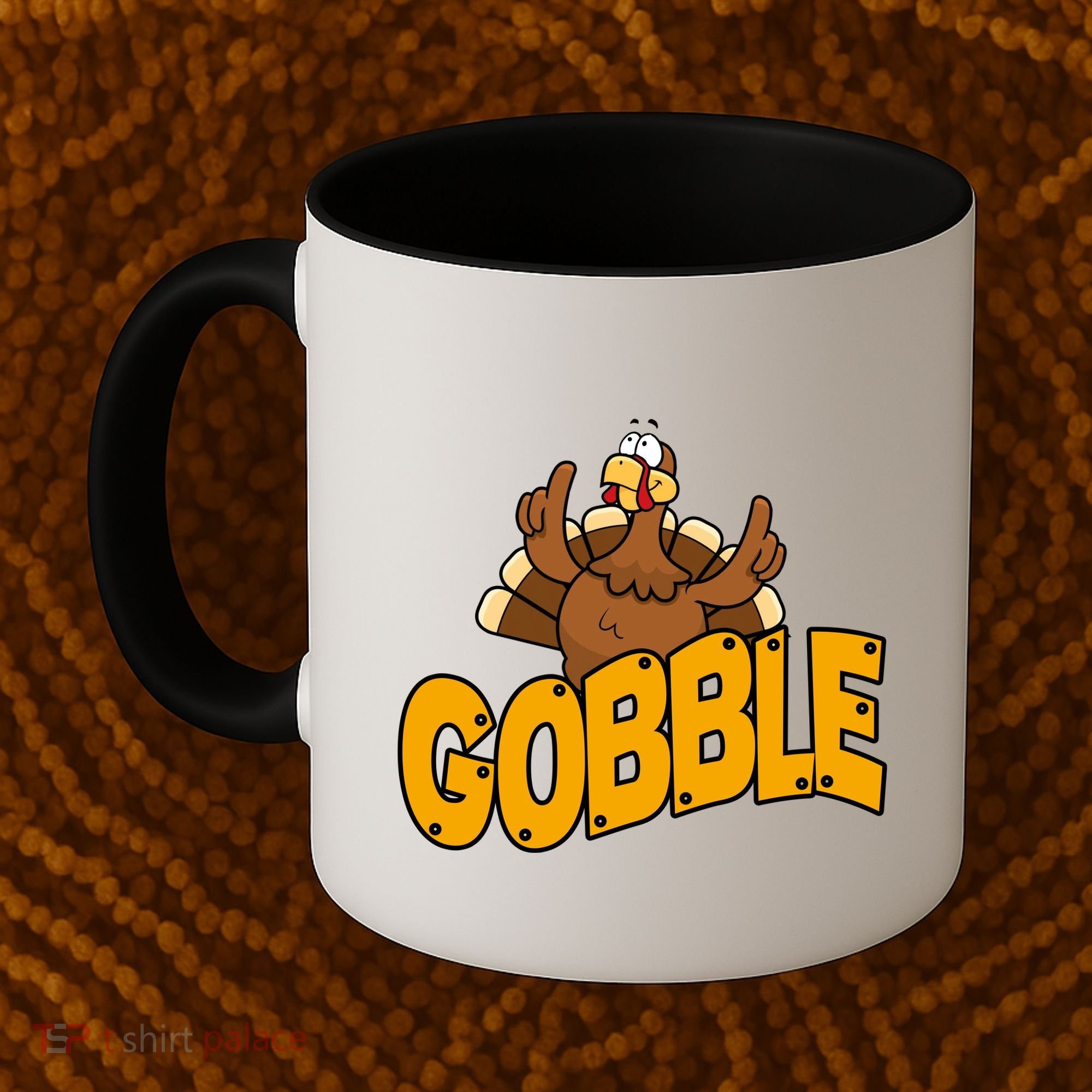 Gobble Turkey Thanksgiving Holiday Coffee Mug