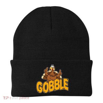 Gobble Turkey Thanksgiving Holiday Beanie