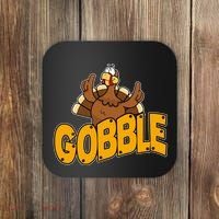 Gobble Turkey Thanksgiving Holiday Coaster thumb 0