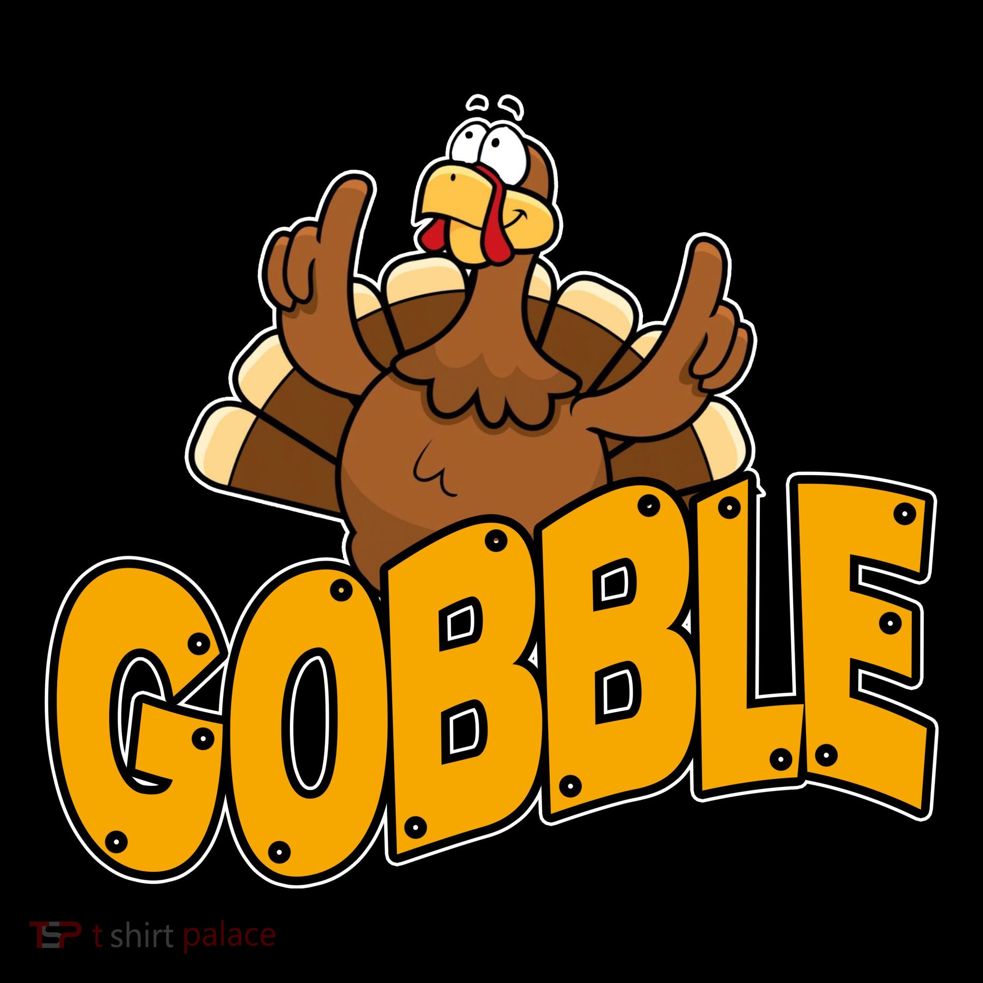 Gobble Turkey Thanksgiving Holiday Mousepad