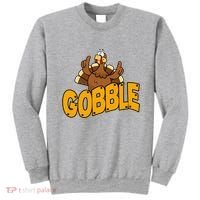 Gobble Turkey Thanksgiving Holiday Sweatshirt thumb 0