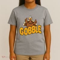 Gobble Turkey Thanksgiving Holiday T-Shirt thumb 4