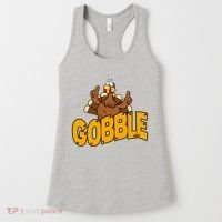 Gobble Turkey Thanksgiving Holiday Women's Tank Top thumb 0