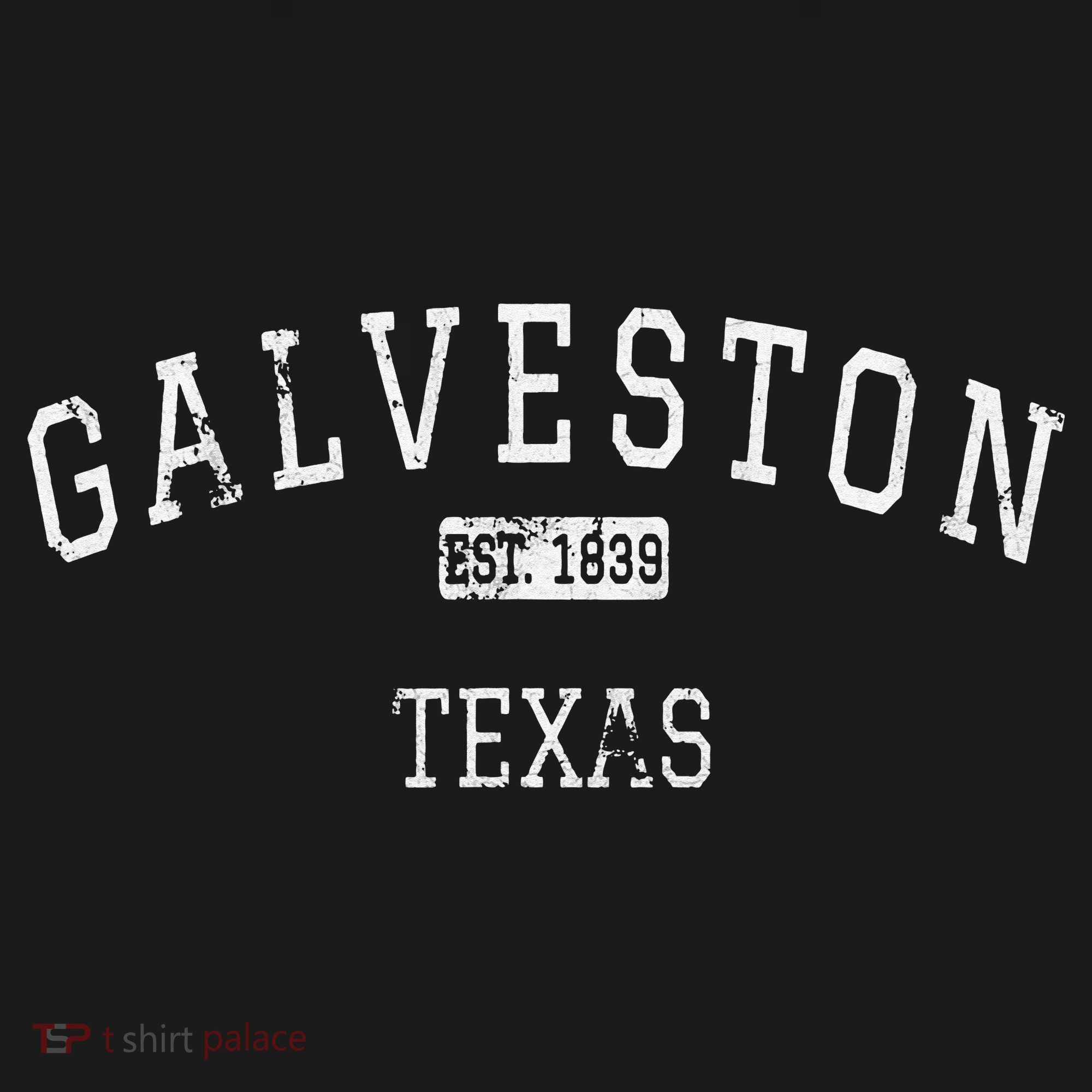 Galveston Texas TX Vintage Athletic Sports T-Shirt