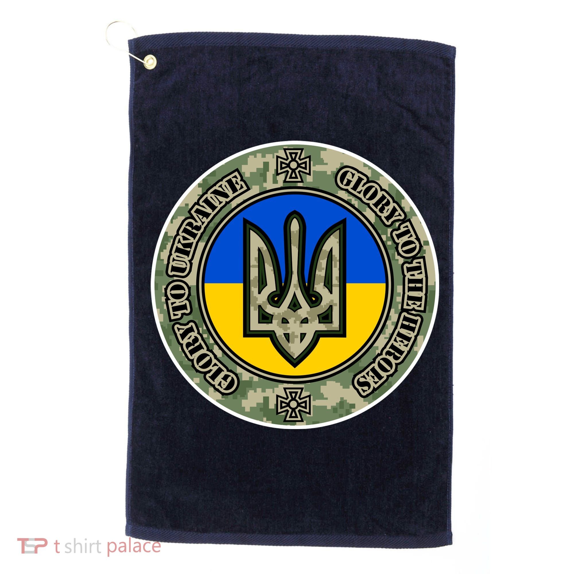 Glory To Ukraine Heroes Golf Towel