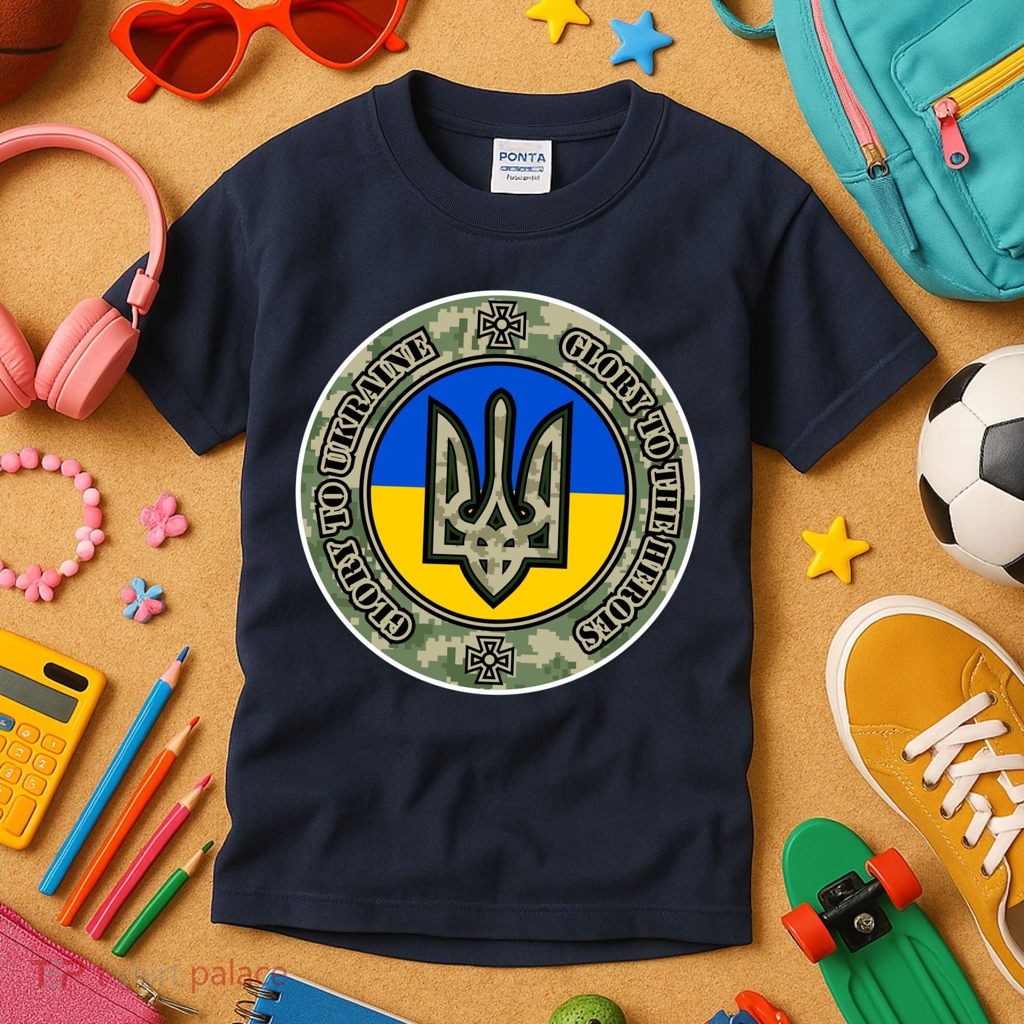 Glory To Ukraine Heroes Kids T-Shirt