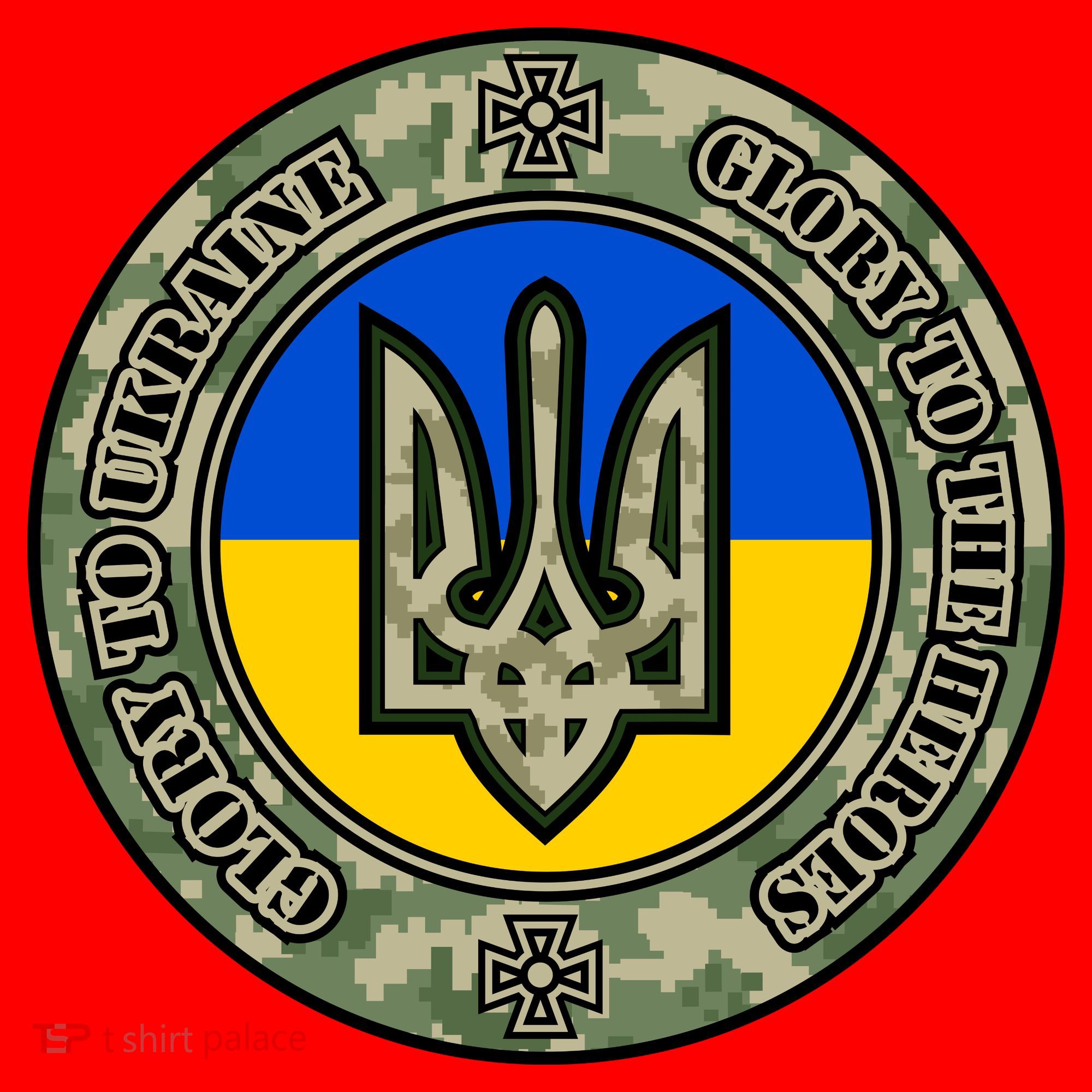 Glory To Ukraine Heroes Santa Hat