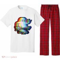 Ghost Trippy Vaporwave Halloween Techno Rave Edm Music Party Pajama Set thumb 0