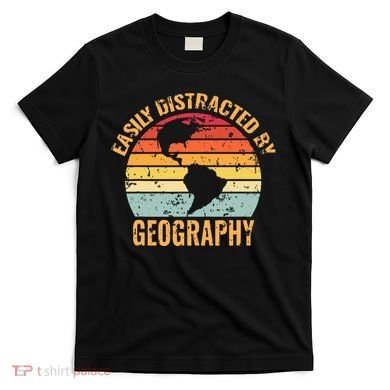 Geography Teacher Vintage Geographer T-Shirt