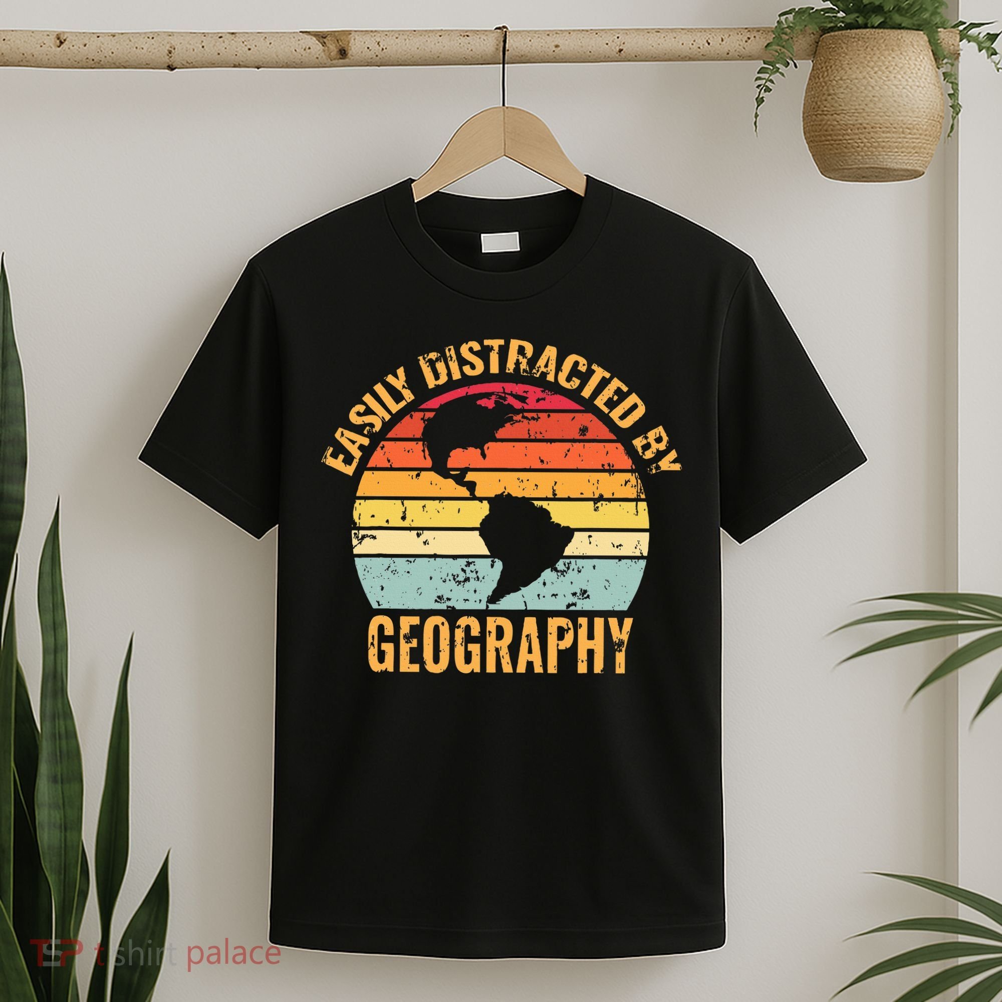 Geography Teacher Vintage Geographer T-Shirt
