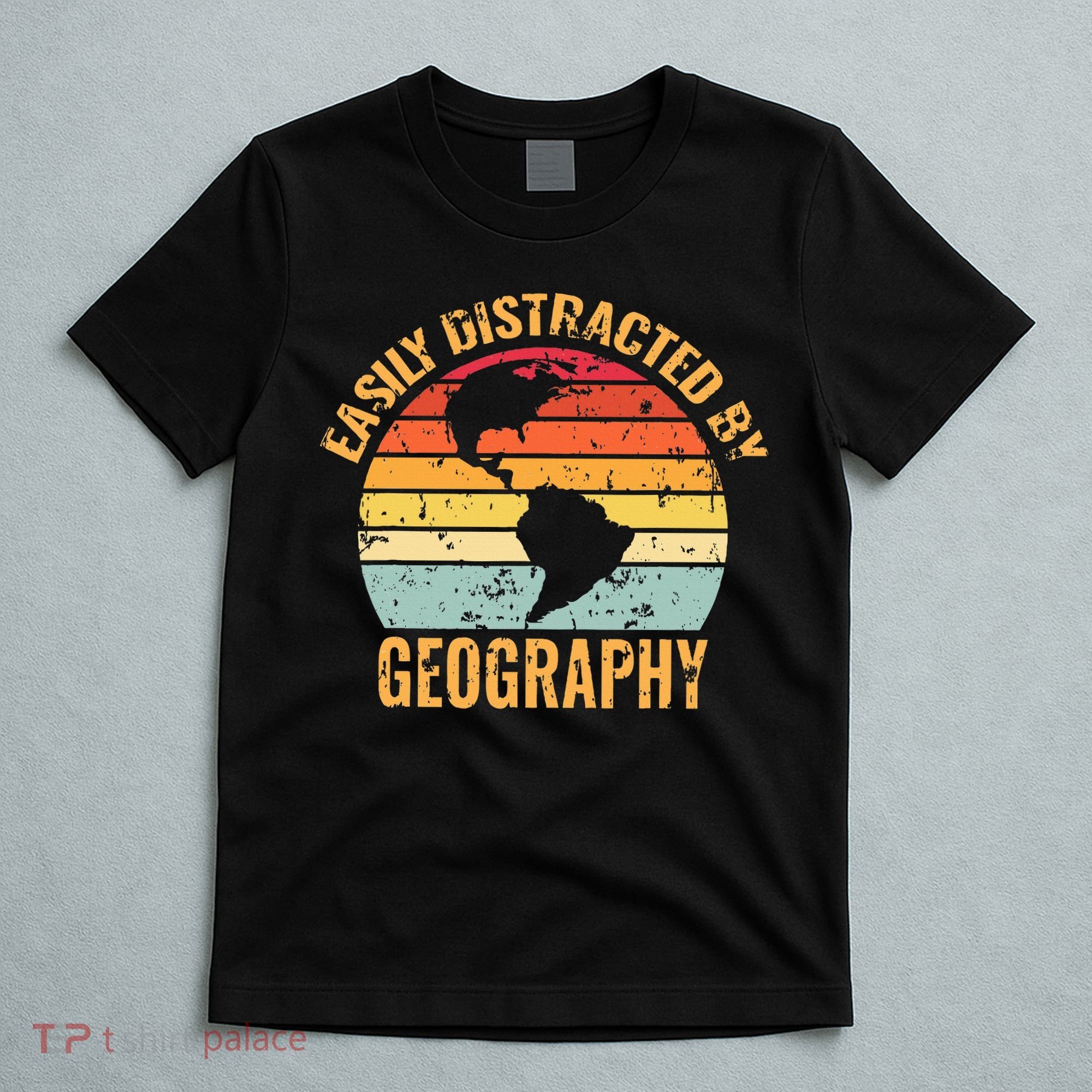 Geography Teacher Vintage Geographer T-Shirt