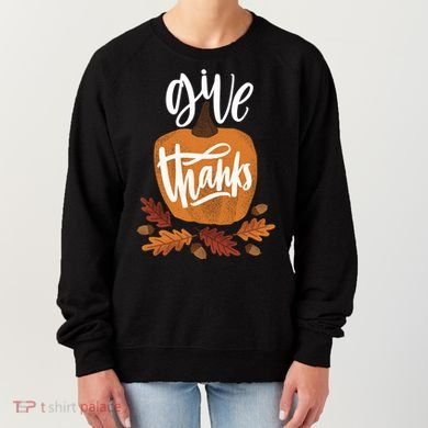 Give Thanks Vintage Fall Thanksgiving Women's Sweatshirt