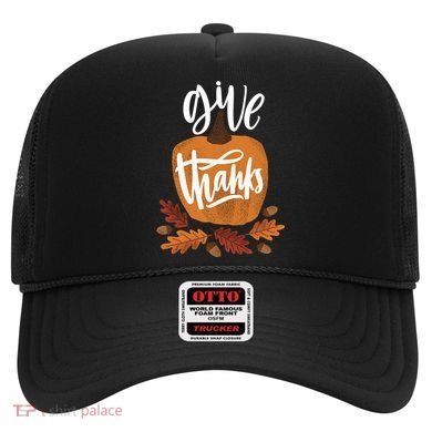 Give Thanks Vintage Fall Thanksgiving Hat