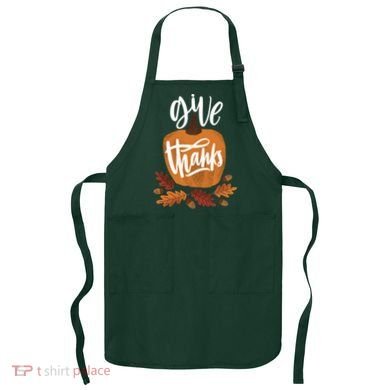 Give Thanks Vintage Fall Thanksgiving Apron