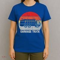 Garbage Truck Vintage Retro T-Shirt thumb 4