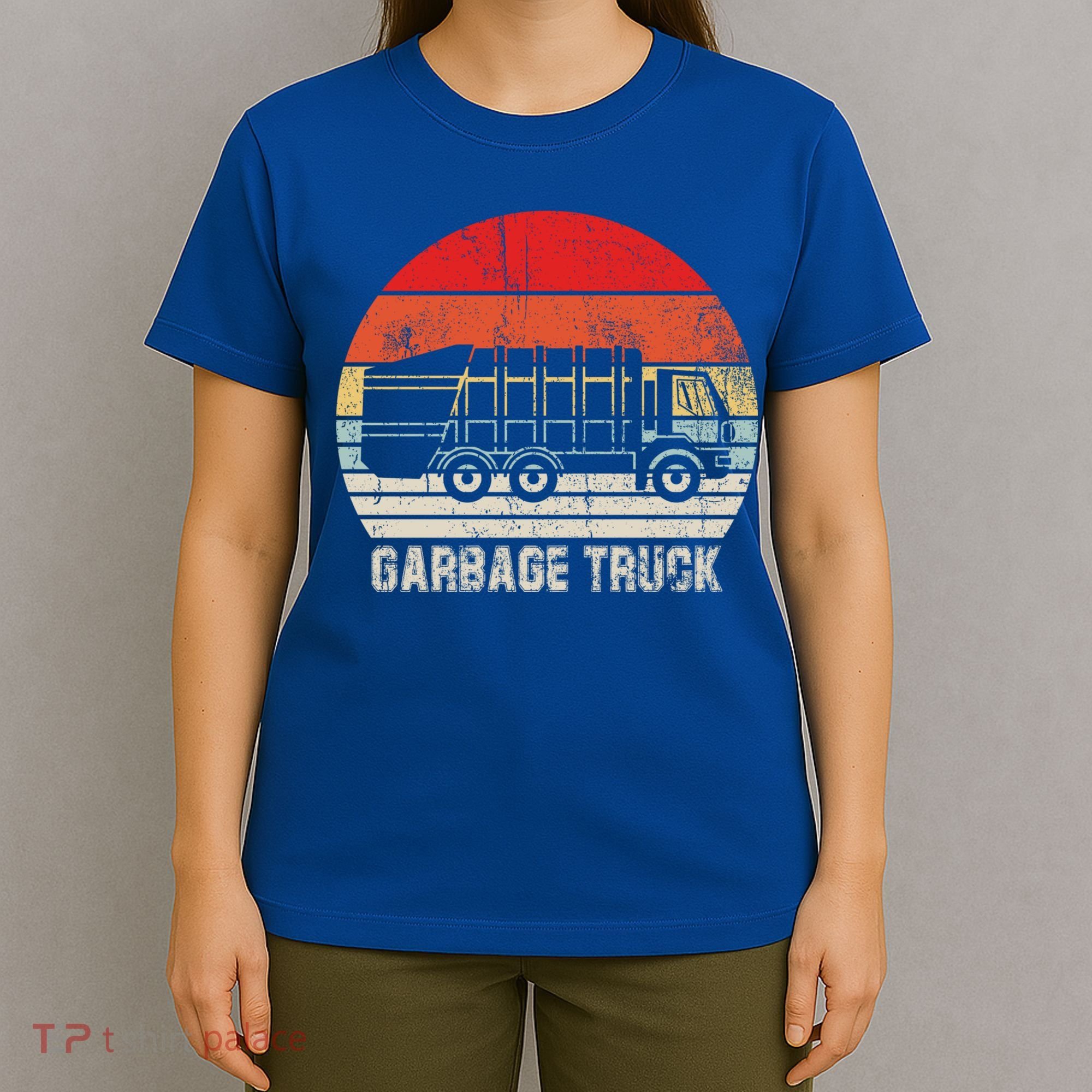 Garbage Truck Vintage Retro T-Shirt