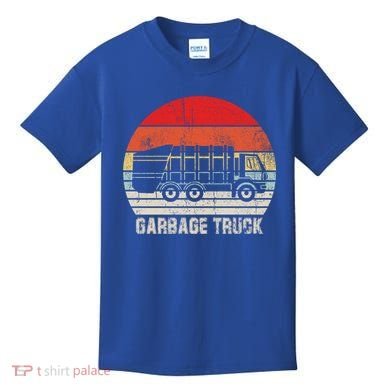 Garbage Truck Vintage Retro Kids T-Shirt