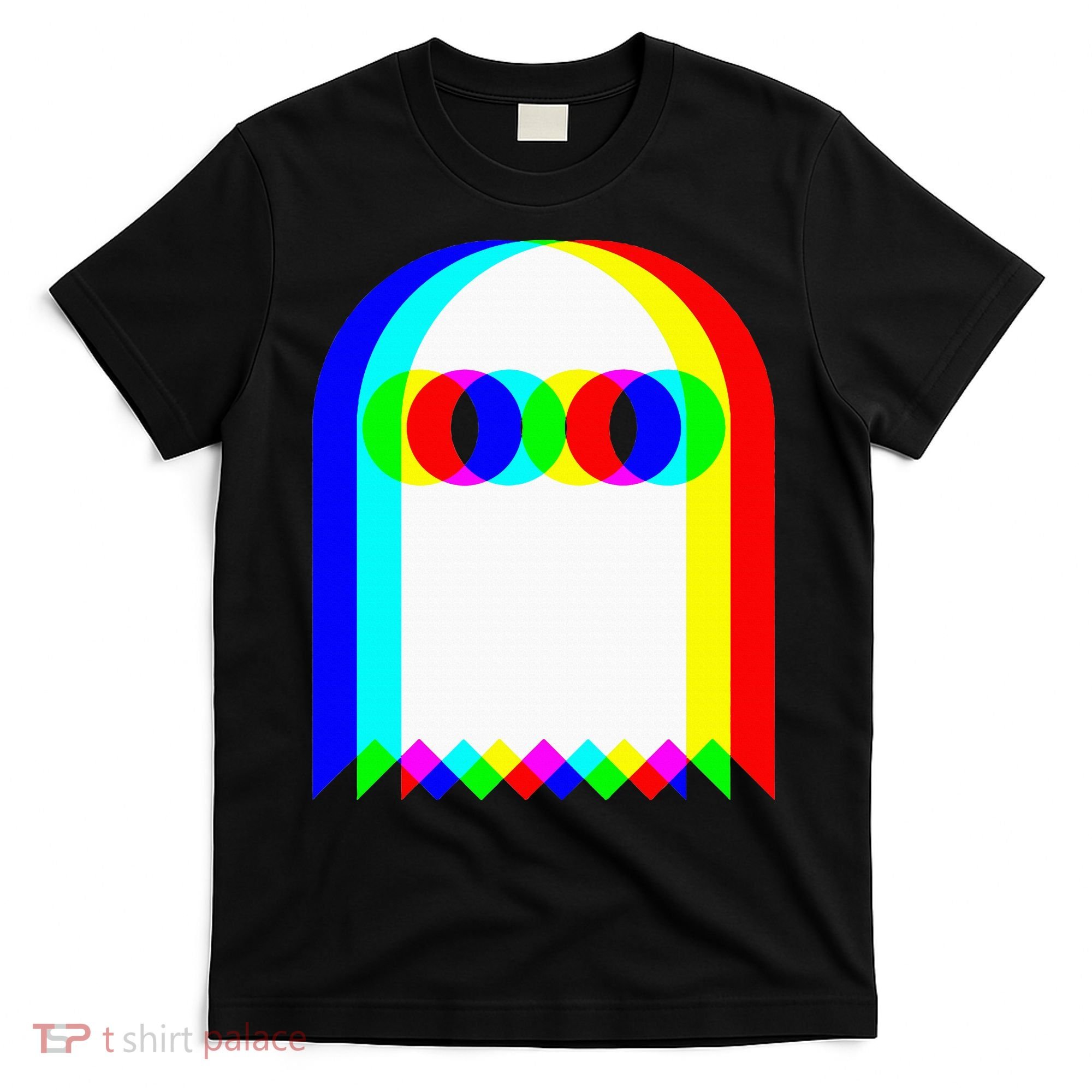 Ghost Trippy Vaporwave Halloween Techno Rave Edm Music Party T-Shirt