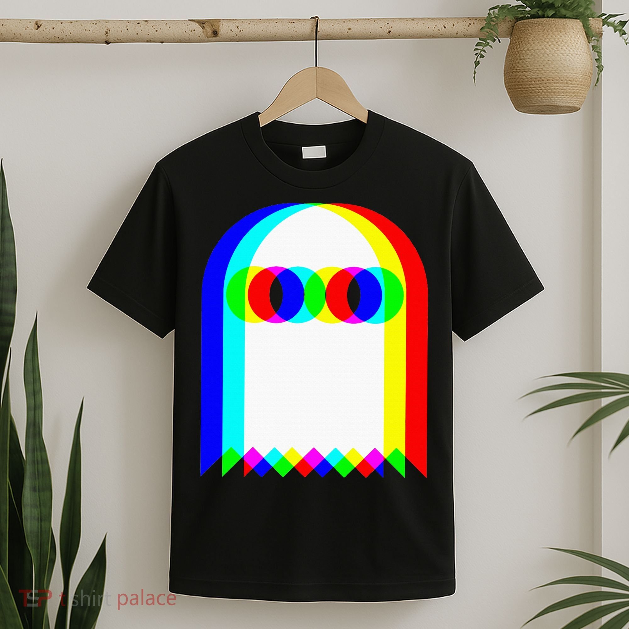 Ghost Trippy Vaporwave Halloween Techno Rave Edm Music Party T-Shirt