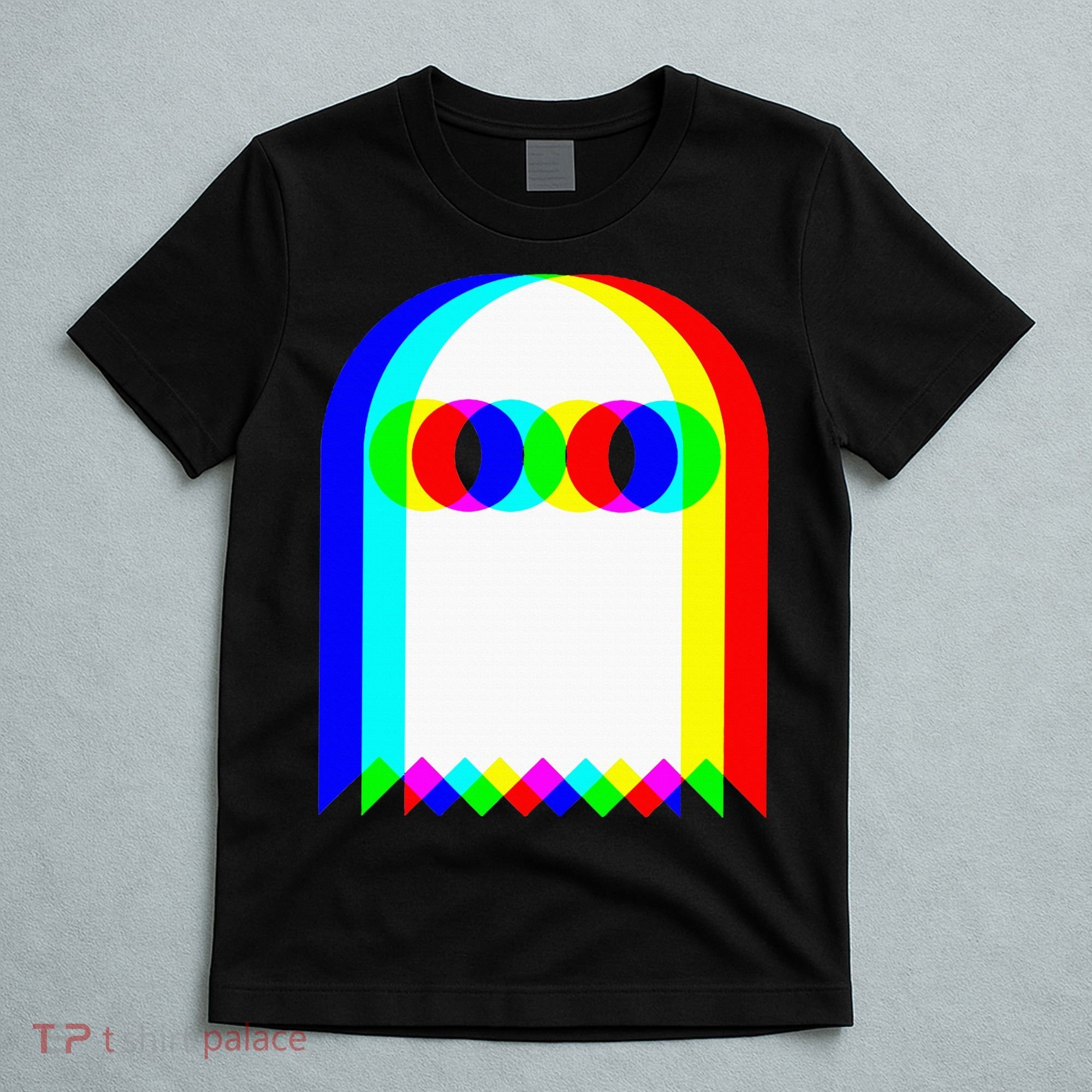Ghost Trippy Vaporwave Halloween Techno Rave Edm Music Party T-Shirt