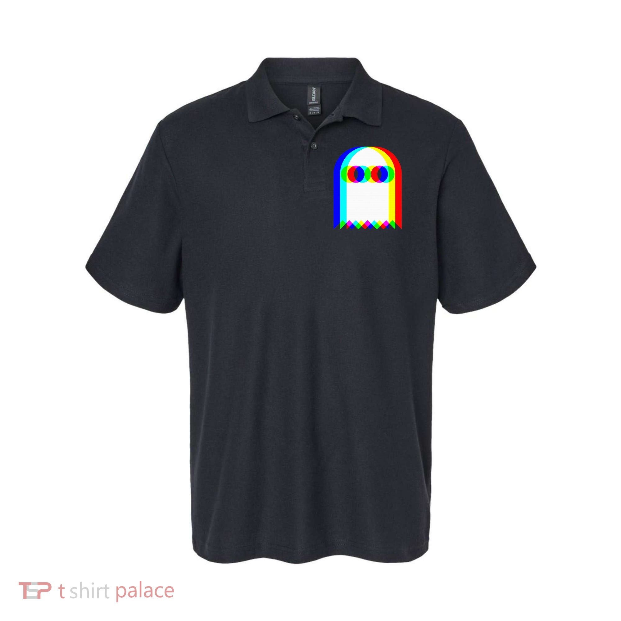 Ghost Trippy Vaporwave Halloween Techno Rave Edm Music Party Polo