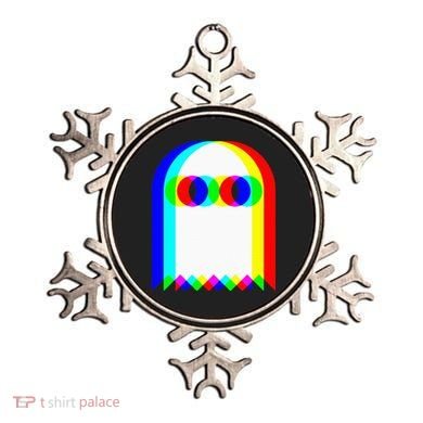Ghost Trippy Vaporwave Halloween Techno Rave Edm Music Party Ornament