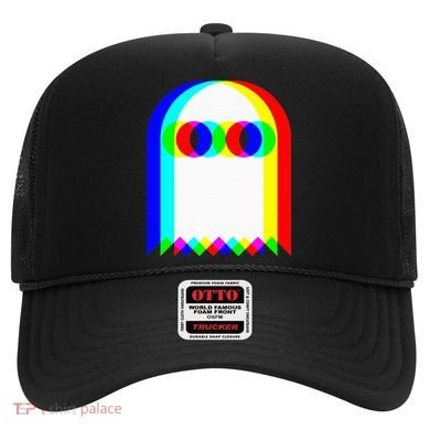 Ghost Trippy Vaporwave Halloween Techno Rave Edm Music Party Hat