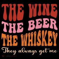Groovy The Wine The Beer The Whiskey They Always Get Me Coffee Mug thumb 5