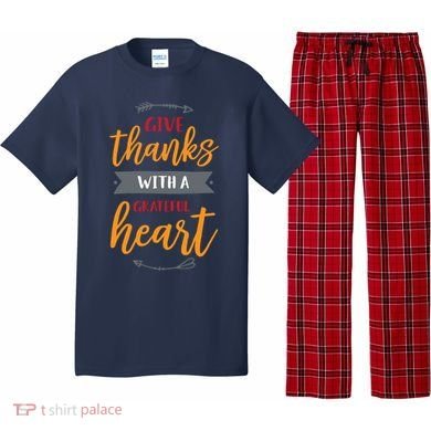 Give Thanks With A Grateful Heart Pajama Set
